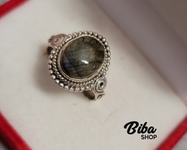 Bague labradorite